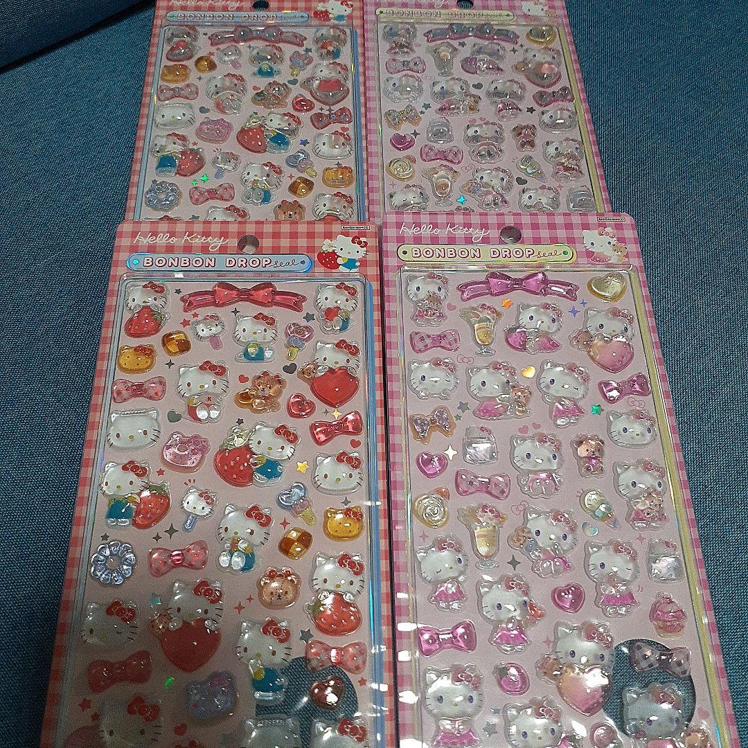 ボンボンドロップシール　ハローキティ4つセット　正規品