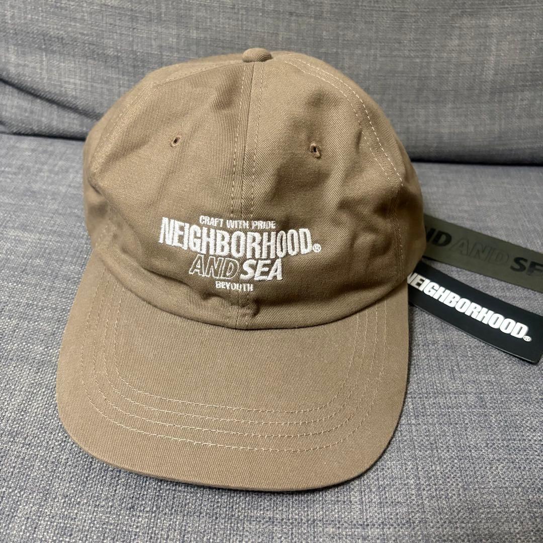 【新品未使用】NEIGHBORHOOD×WINDANDSEA キャップ　ブラウン