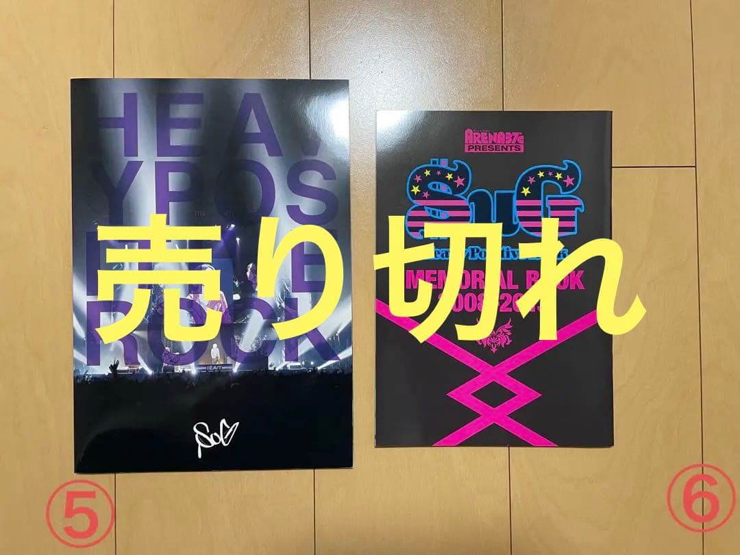 SuGグッズ確認用11    ツアーパンフ、雑誌