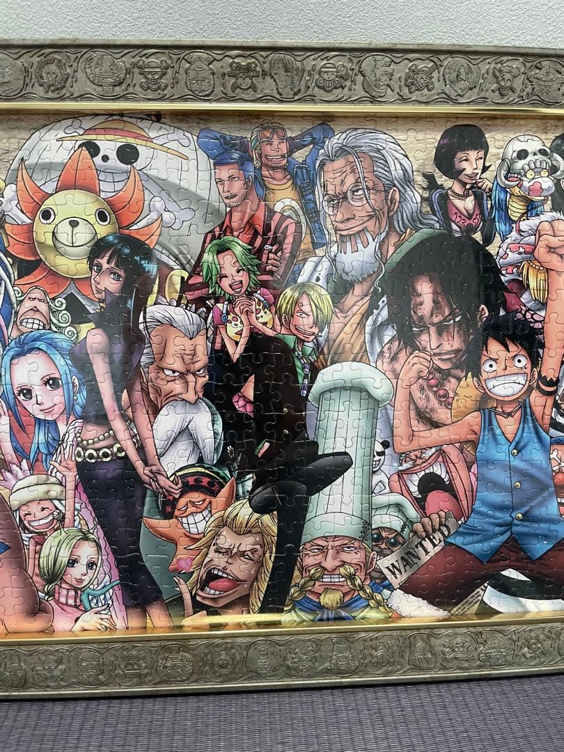 ワンピース　パズル　純正額付き