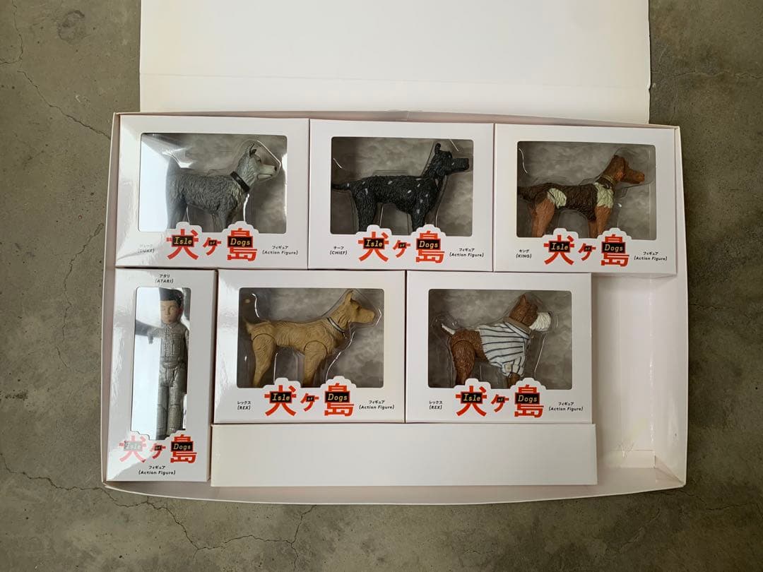 映画　犬ヶ島フィギュア　ウェスアンダーソン