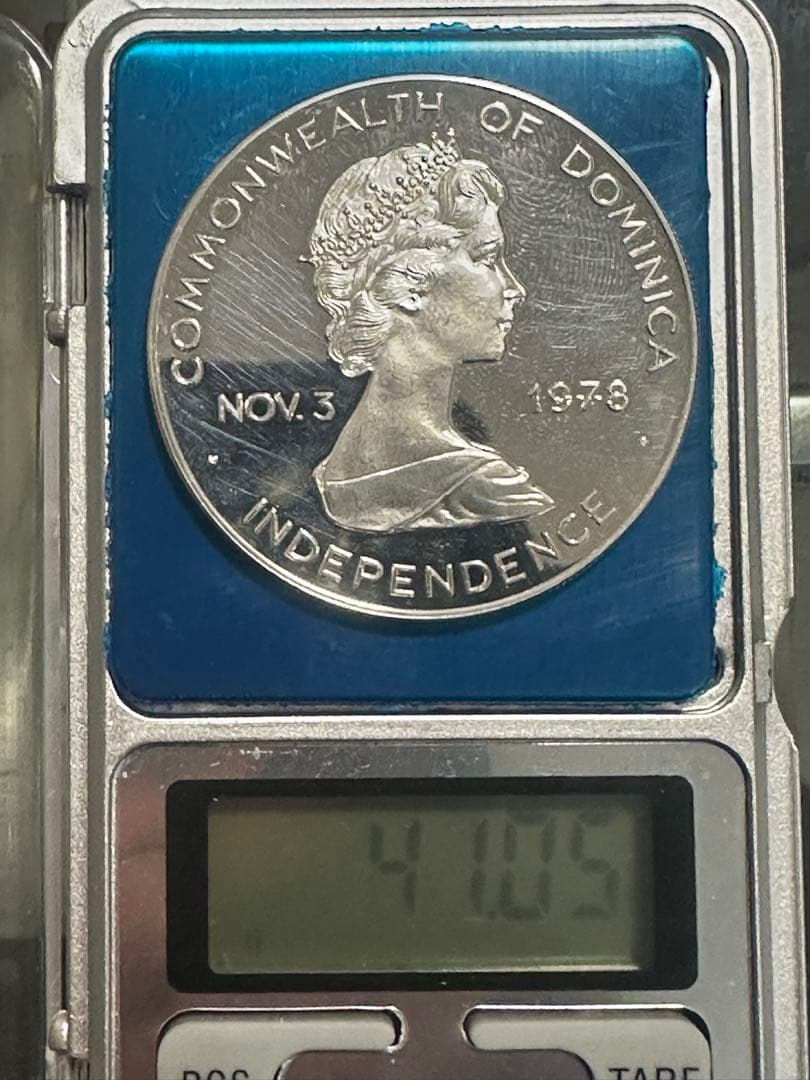 h*4様 【1000円から‼️】　ドミニカ共和国 1978年 20ドル 銀貨