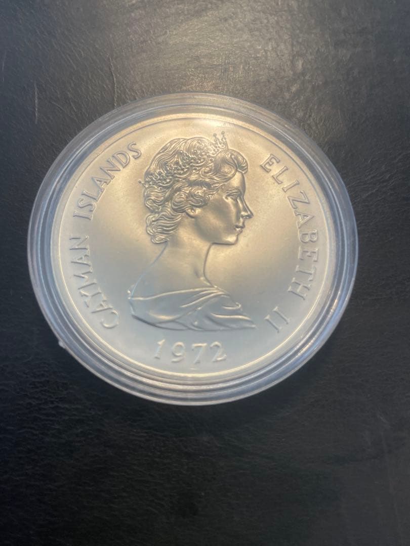 ケイマン諸島 25ドル エリザベス2世フィリップ結婚記念 銀貨　シルバー　