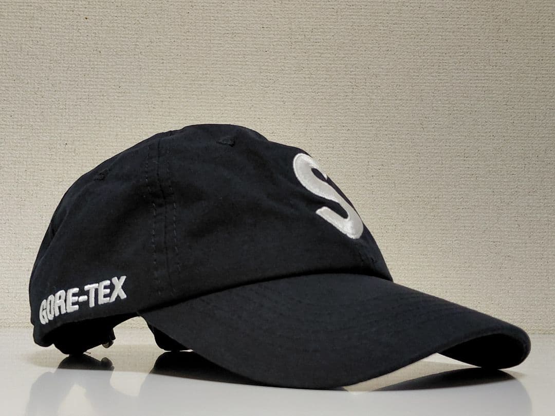 美品　Supreme　GORE-TEX　S Logo　6-Panel　ブラック