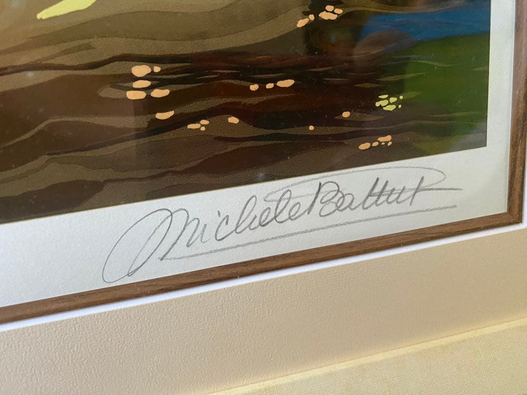 バチュ　ベニスの夕暮れ HC4/10 サイン入り