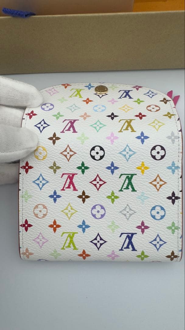 専用あらまさ様村上隆 三つ折り財布 LV×TM ポルトモネ・ロザリ M13399