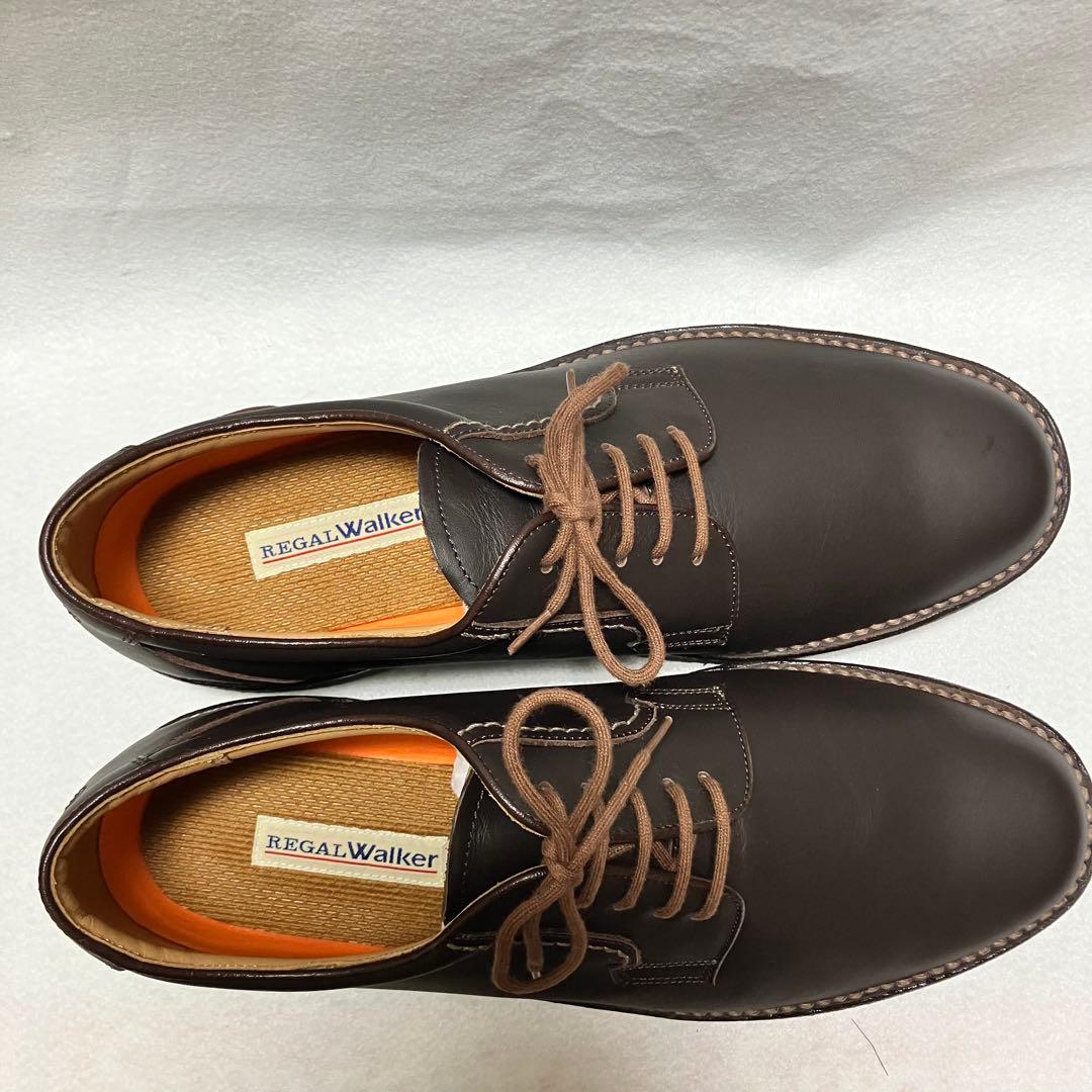 未使用■REGAL WALKER【26.5】本革 革靴 プレーントゥ 601