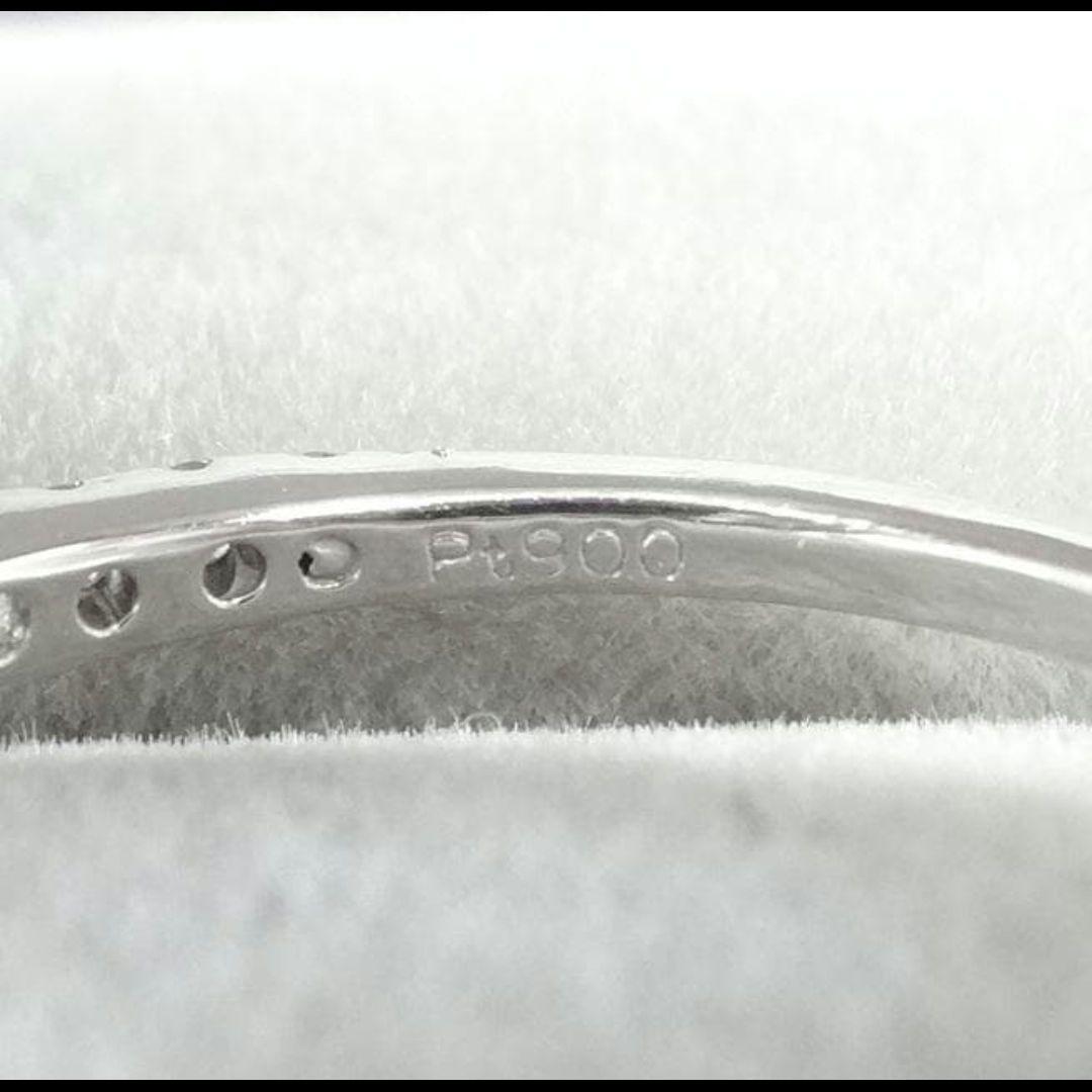 エタニティ V字 プラチナダイヤモンド リング