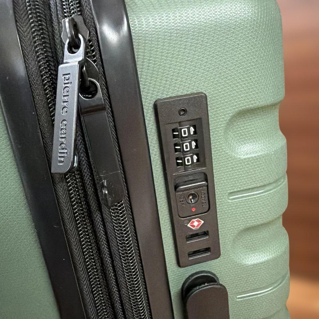 ⭐️pierre cardin グリーンキャリーカート定価23000位今年モデル