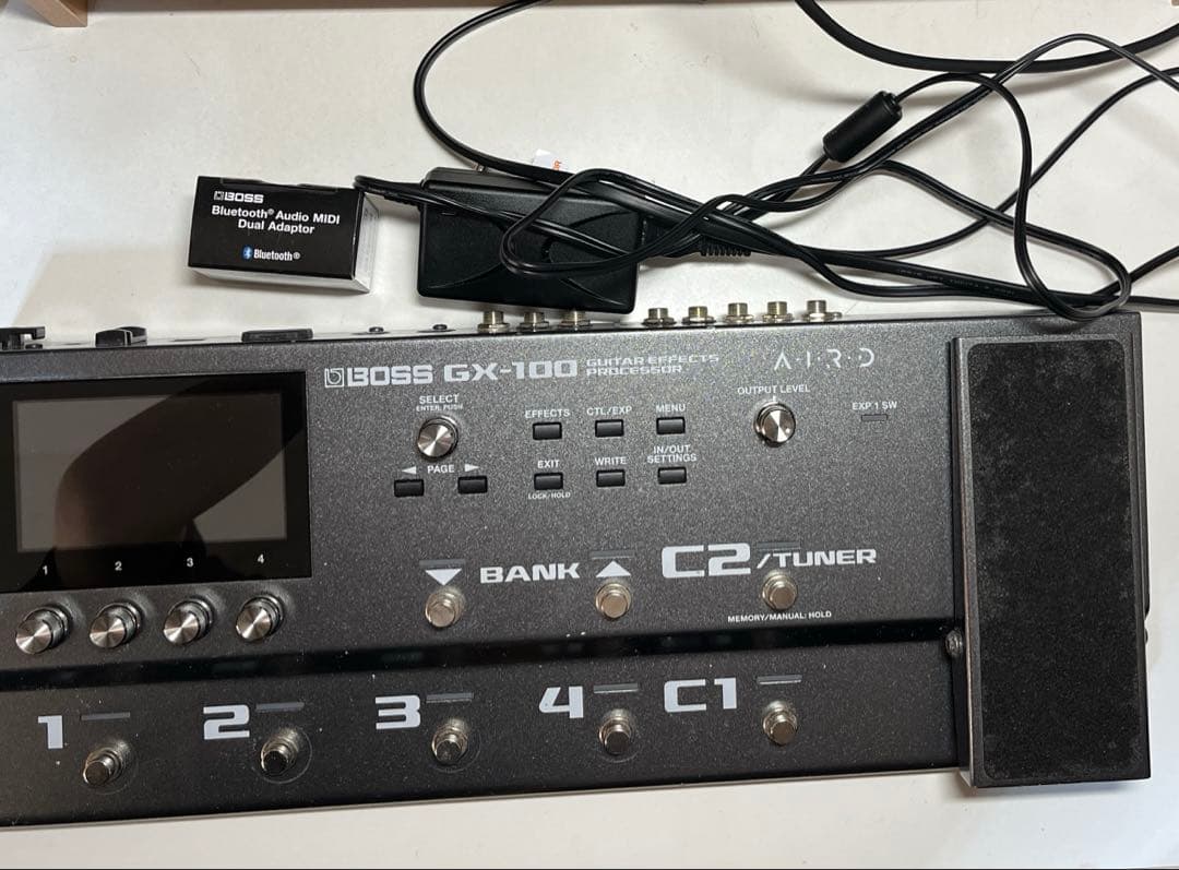 Boss GX-100 マルチエフェクター audio midi、説明書付き