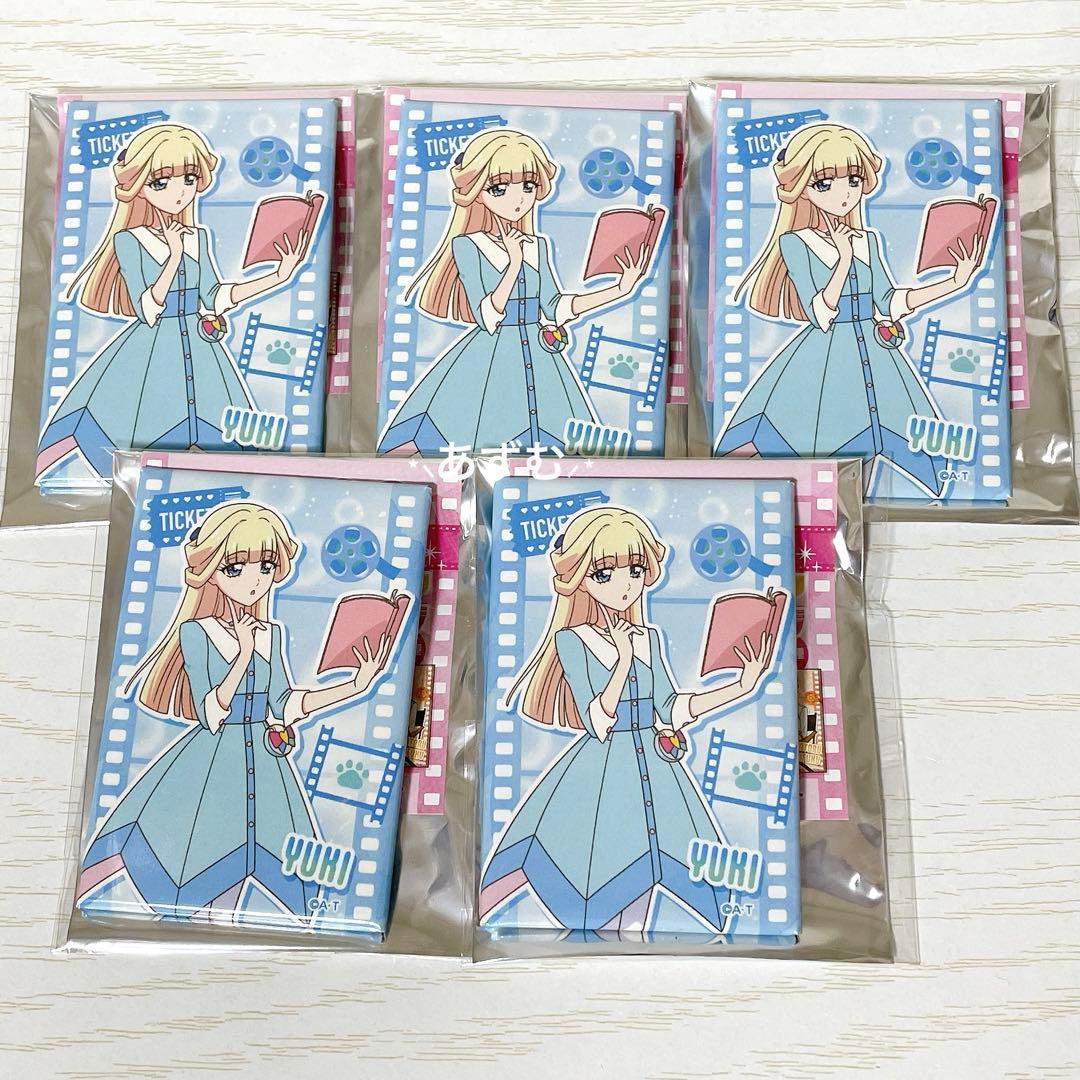 わんだふるぷりきゅあ　映画　イオンシネマ限定　スクエア缶バッジ　ゆき　ニャミー
