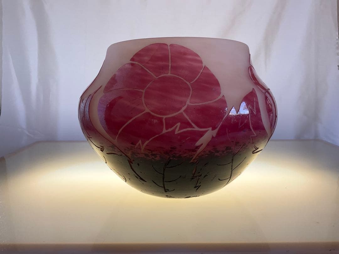 「Dugue/デュゲ」Art Deco Vase1930年台(France)