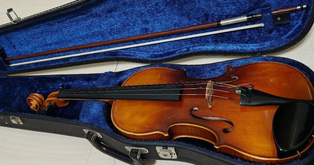 バイオリン本体　カールヘフナー　KH66 4/4　傷汚れ有り　弓ケースセット