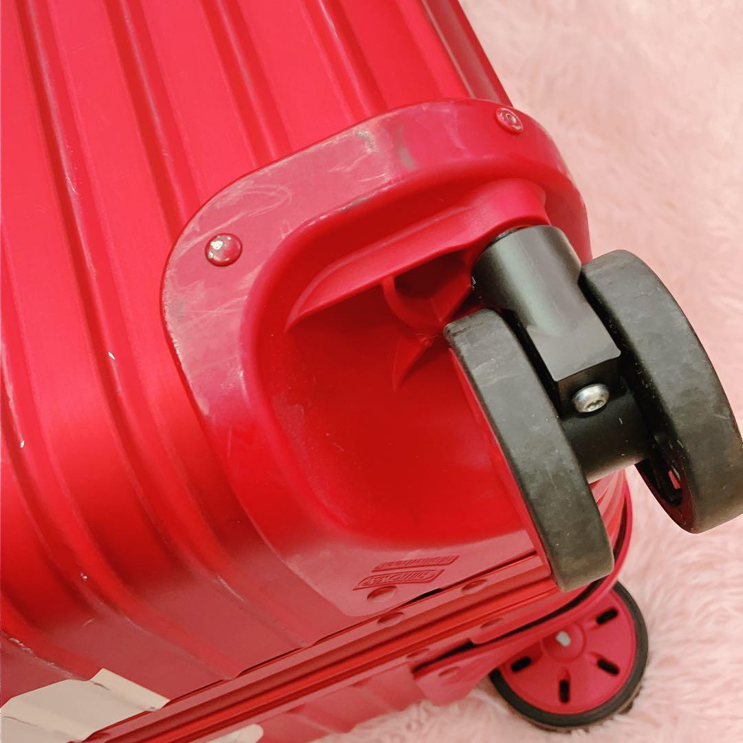 supreme RIMOWA コラボ キャリーケース 82L レッド