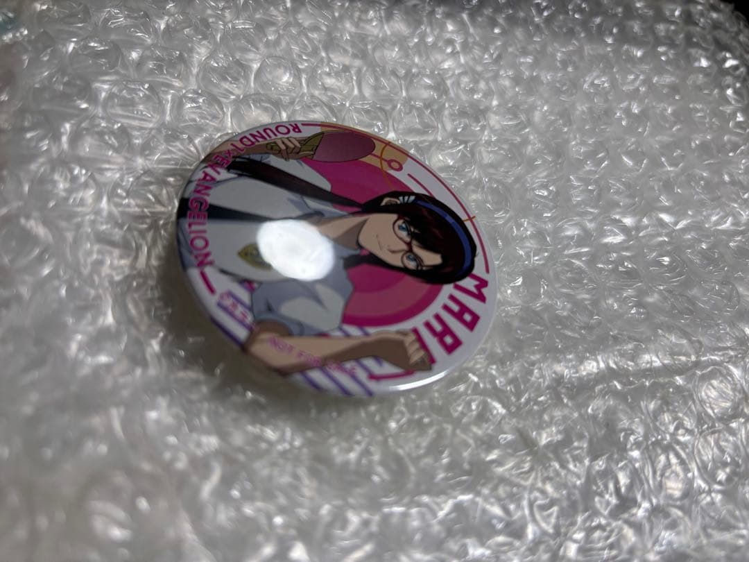 ラウンドワン　エヴァ　マリ　缶バッジ