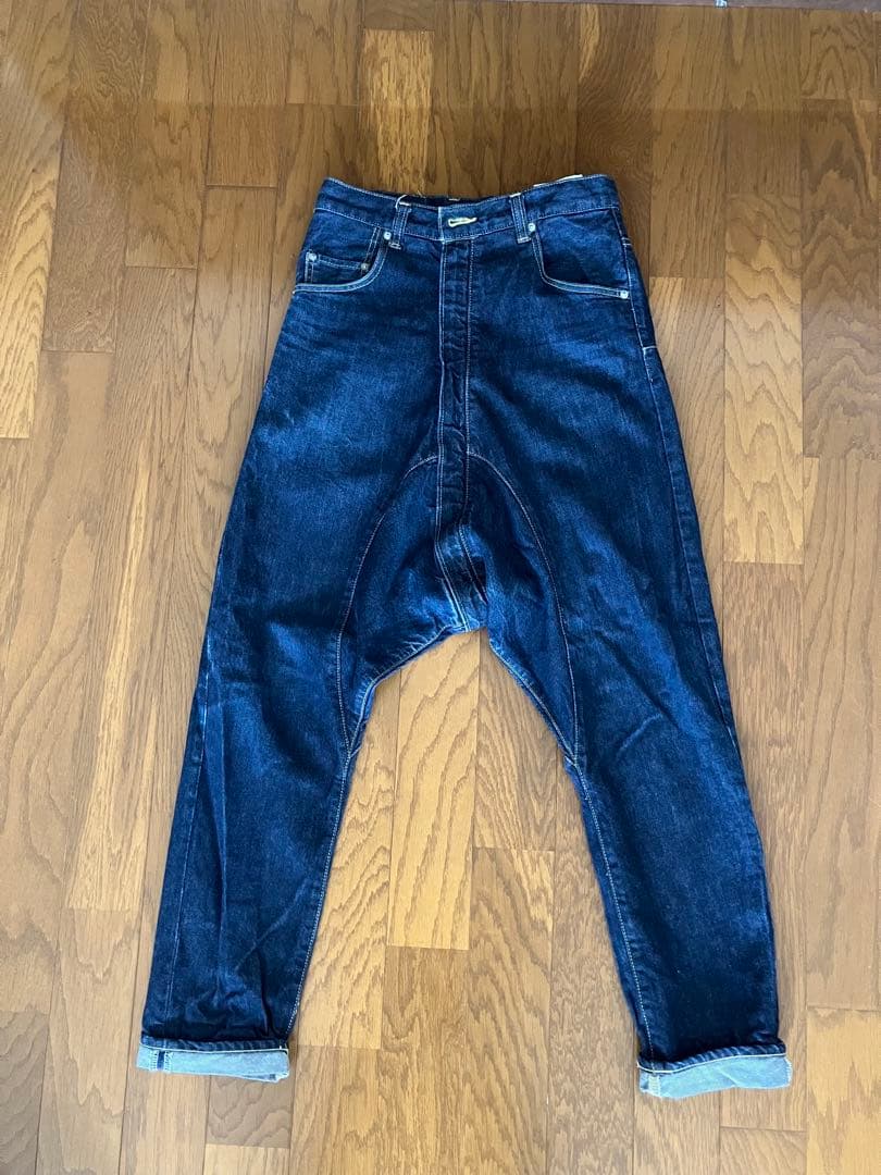 コムデギャルソン　オム　サルエルデニム　size S AD2011