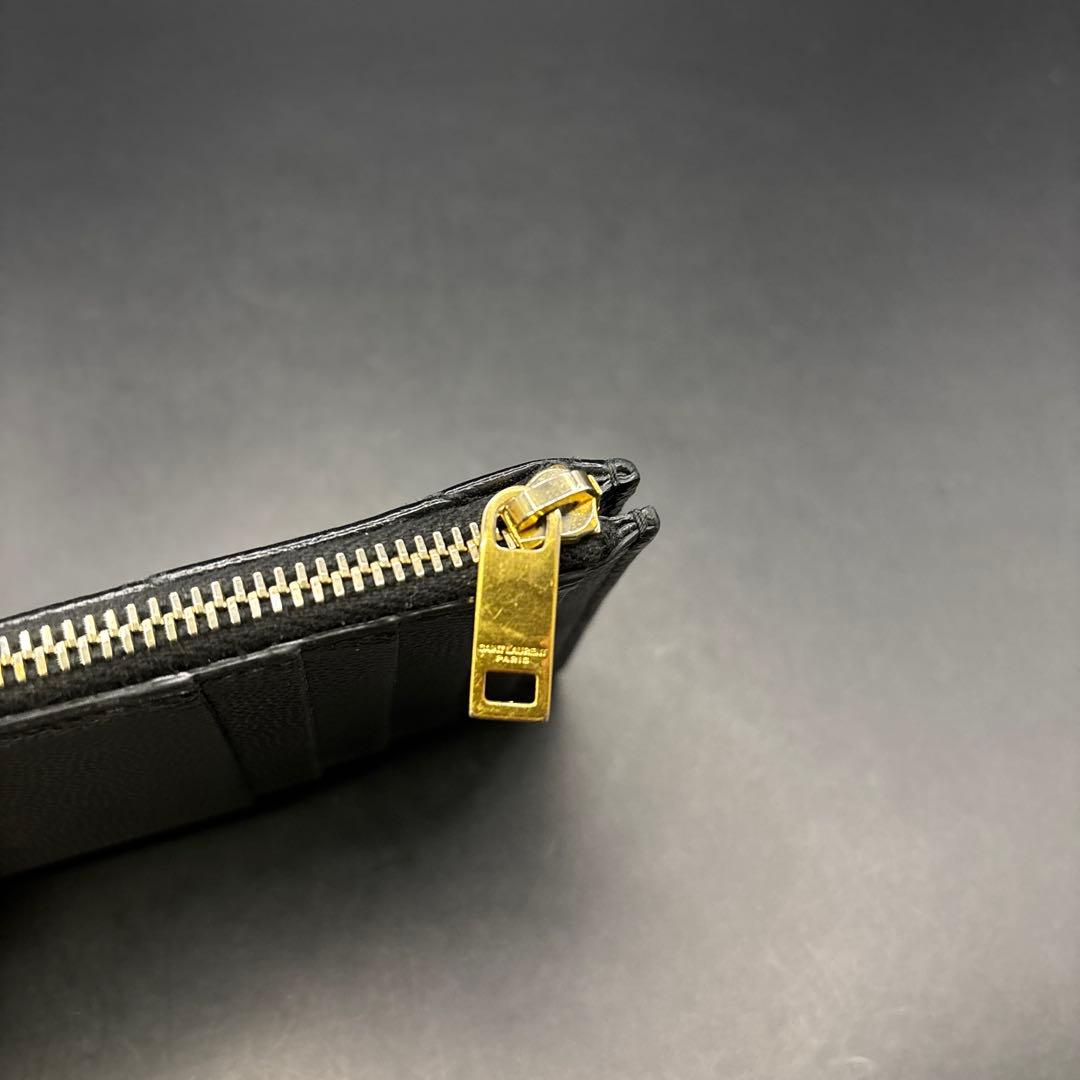 SAINT LAURENT サンローラン ケース カードケース ブラック