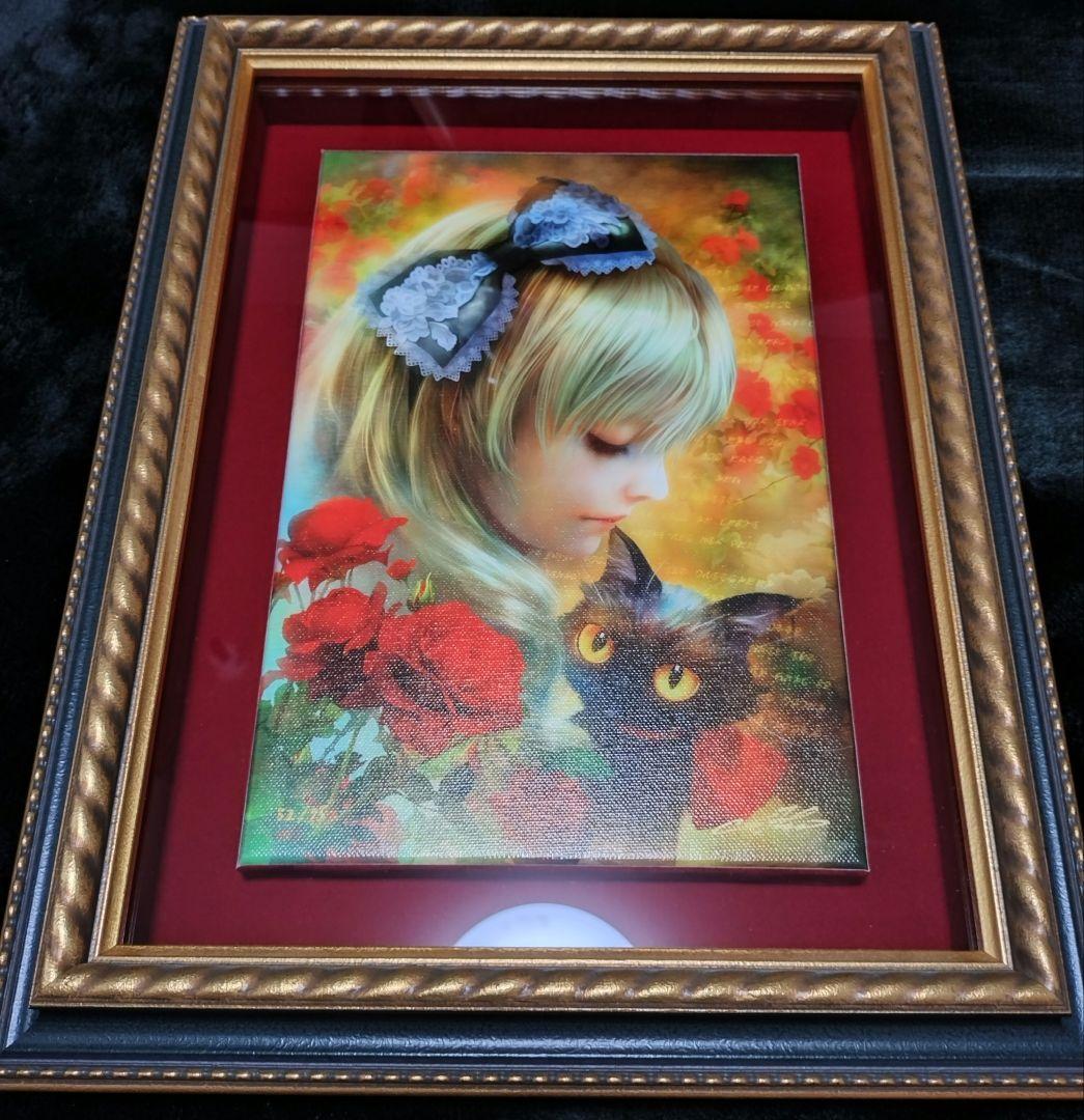 【75枚限定】shu アリス 絵画 シリアルナンバー入り shu 直筆イラスト入