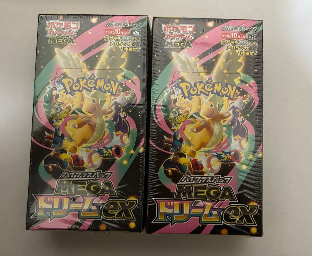 ポケモンカードゲーム MEGAドリームEX 2BOXセット　シュリンク付