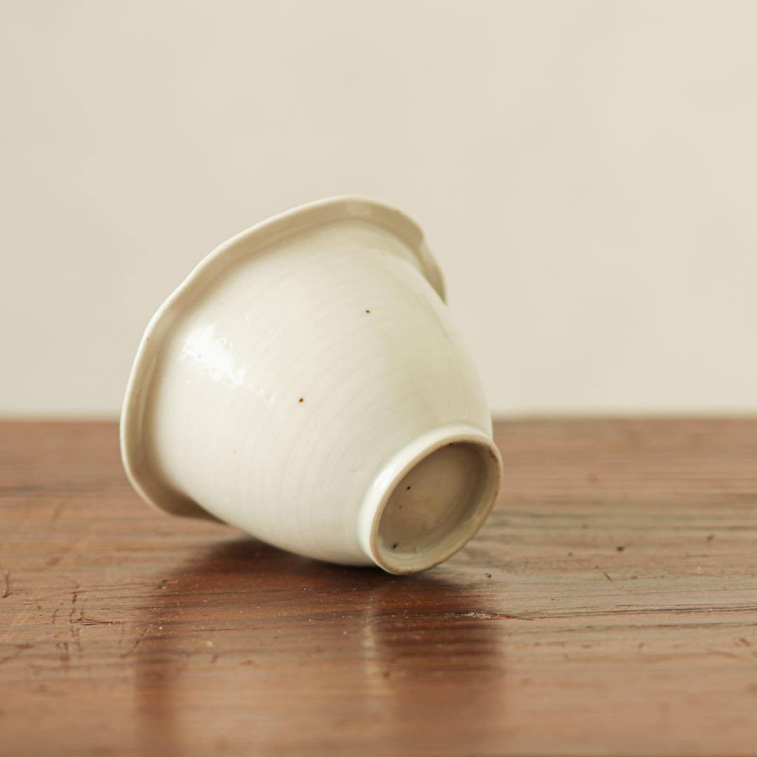 伊万里　古伊万里　江戸　中期　白磁　輪花　向付