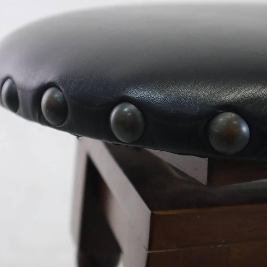 イタリア製 座面回転 バースツール ツイストレッグ アンティーク調 クラシカル