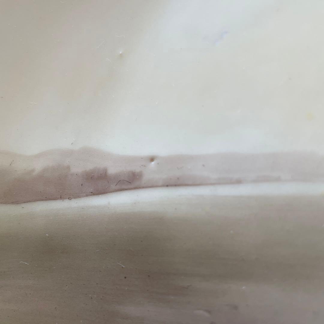 ＊羊飼いと羊の群れ・Ａ.モーヴ＊１９１１年米国輸出＊２５cm・オールドノリタケ・