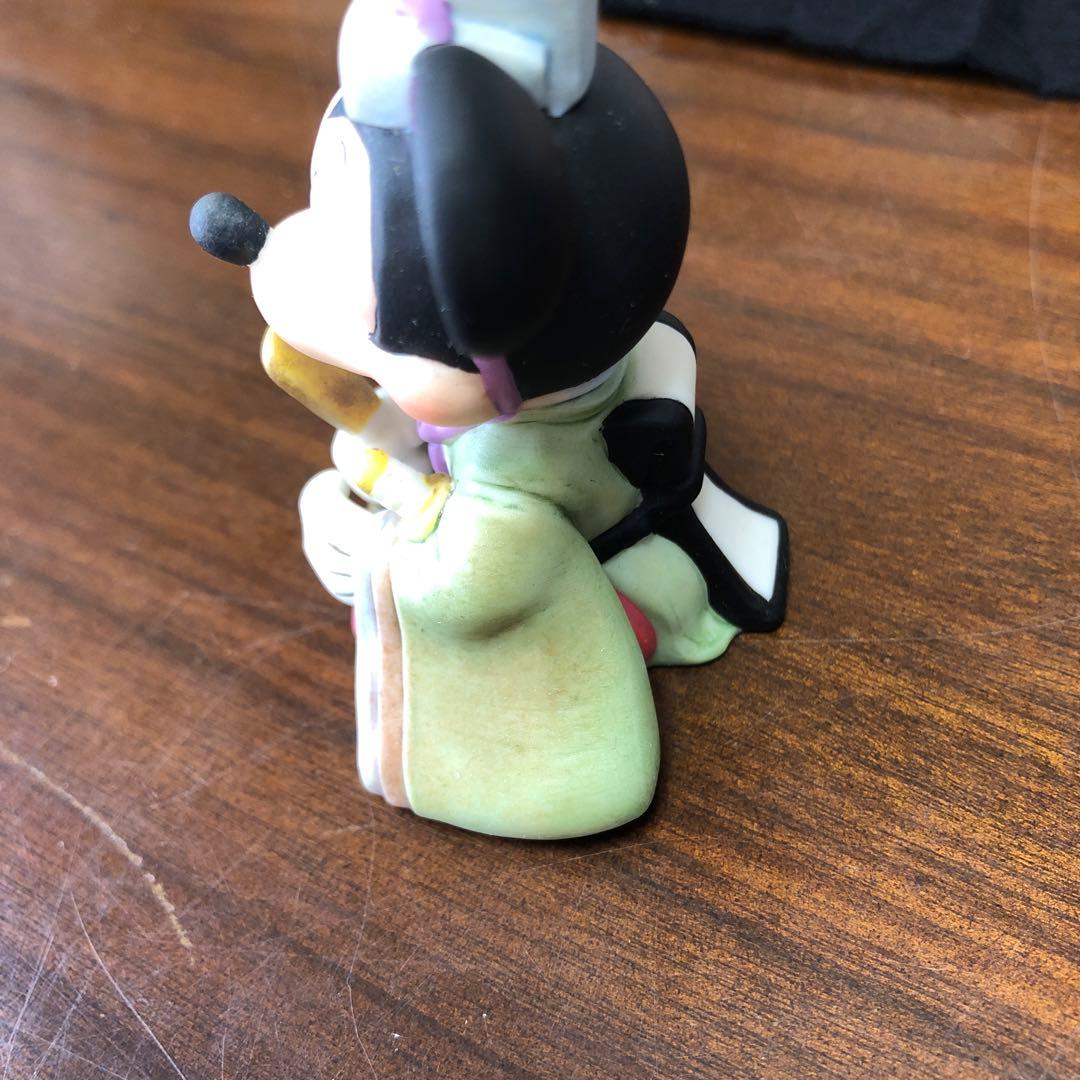 ミッキー&ミニー　3段お雛飾り人形(陶器)