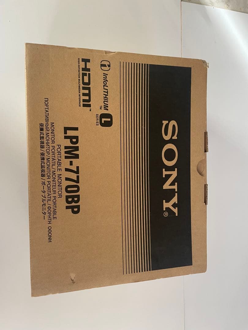 SONY ポータブルモニター LPM-770BP