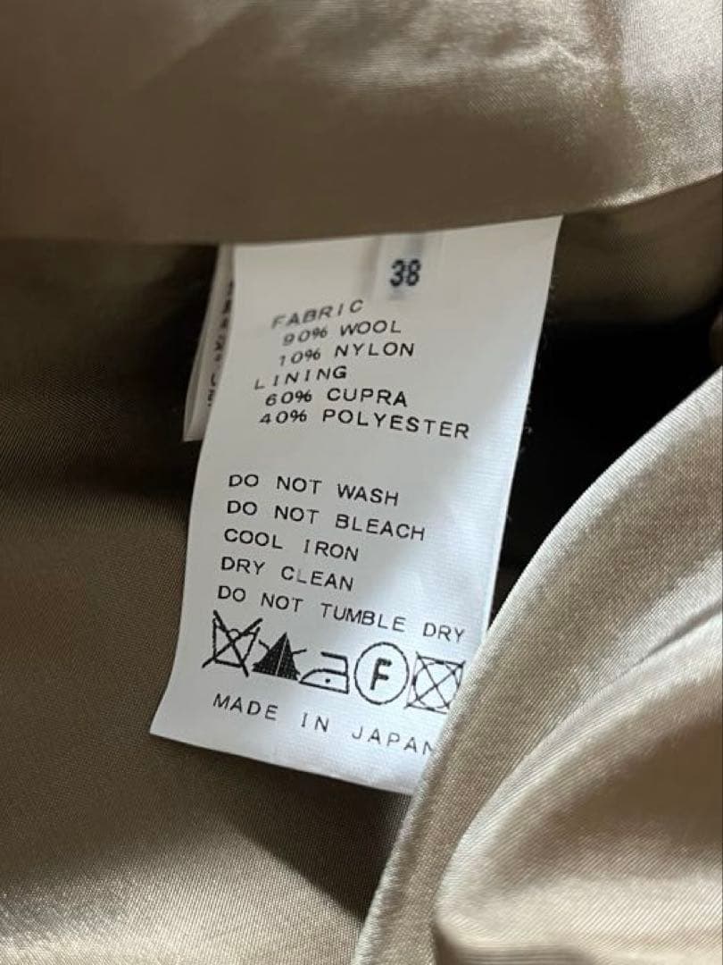 Plage ロングテーラードカラーコート　キャメル　38 プラージュ