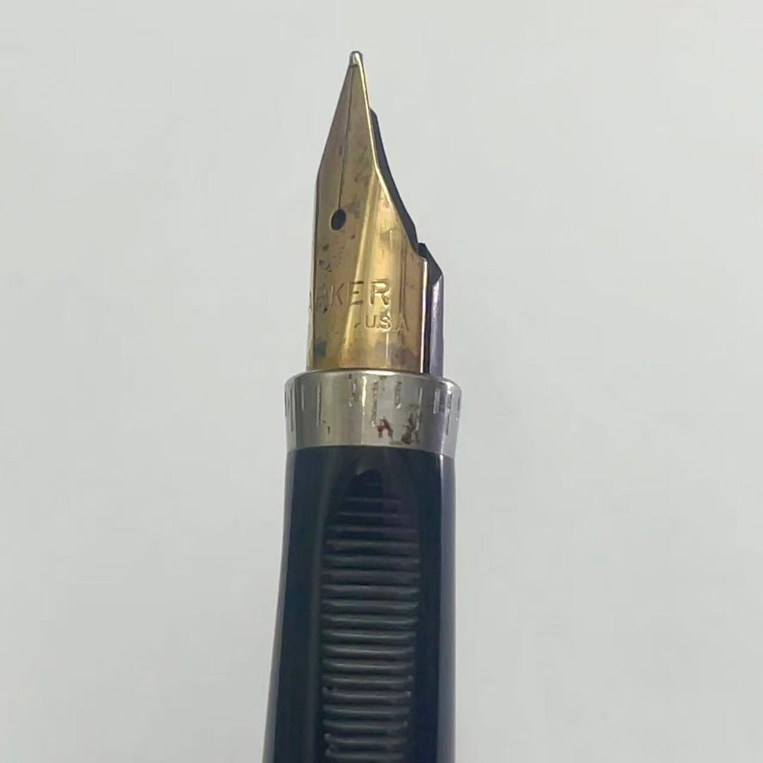 PARKER パーカー スターリング キャップ&バレル 万年筆 14k