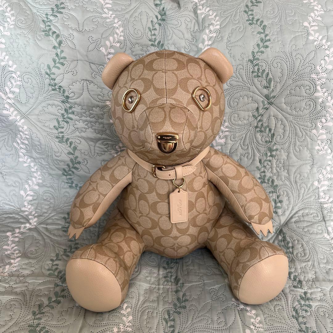 COACH ベア型ぬいぐるみ 約30cm