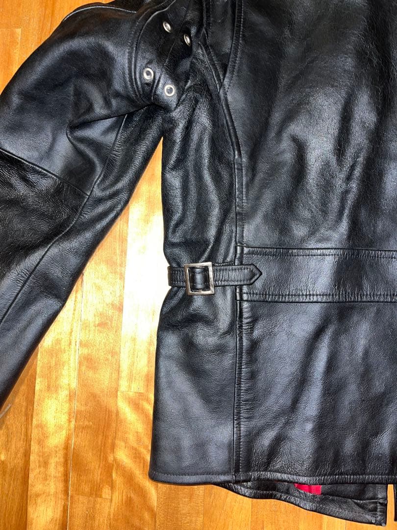 アヴィレックス AVIREX シングル レザー ライダース ブラック L