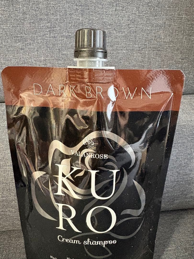 KURO Cream shampoo ダークブラウン 2個