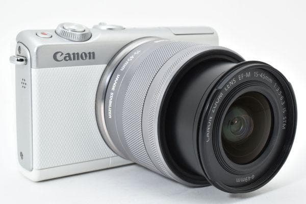 【美品】キャノン Canon EOS M100 レンズキット ミラーレスカメラ