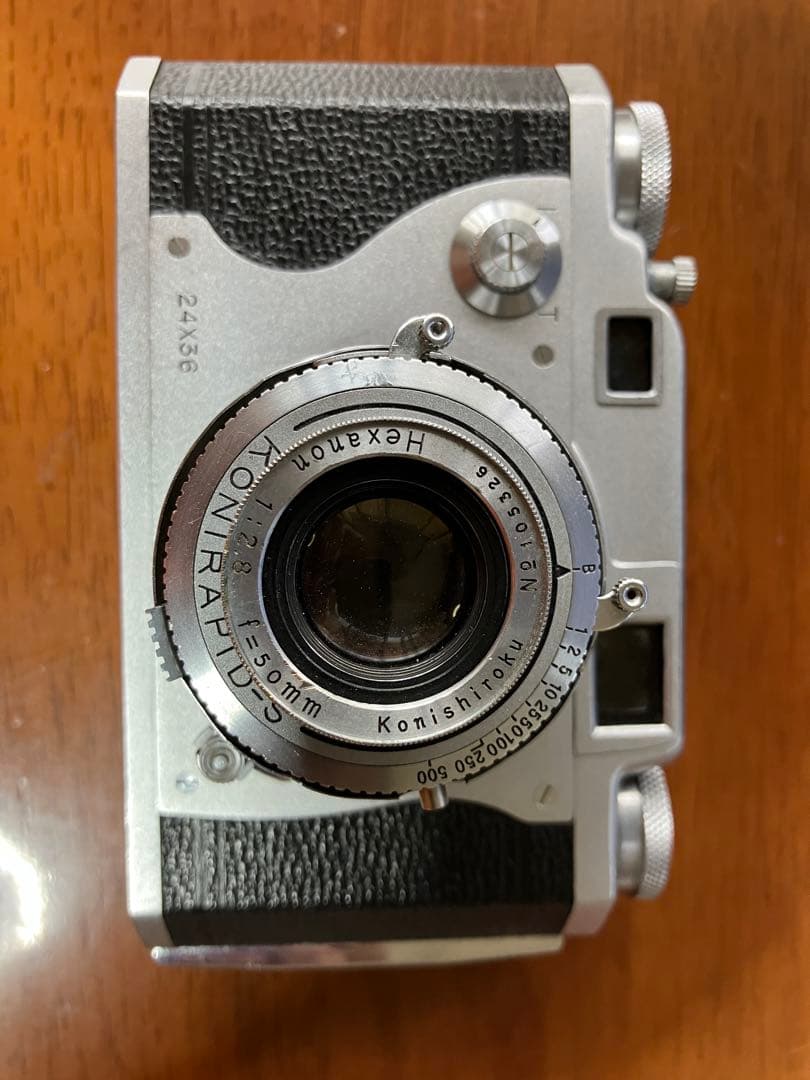 Konica II フィルムカメラ Konifood、三脚座ストラップ付き