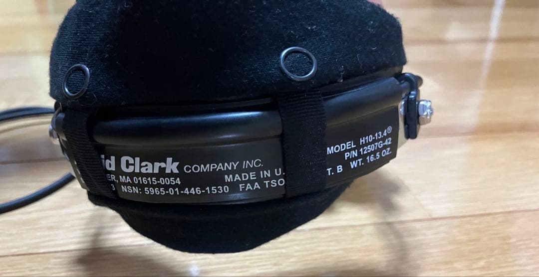 DAVID CLARK デビッドクラーク 航空機用ヘッドセットH10-13.4