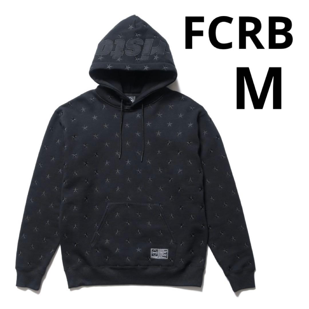 トップス FCRB ALL OVER STAR SWEAT HOODIE 24AW M