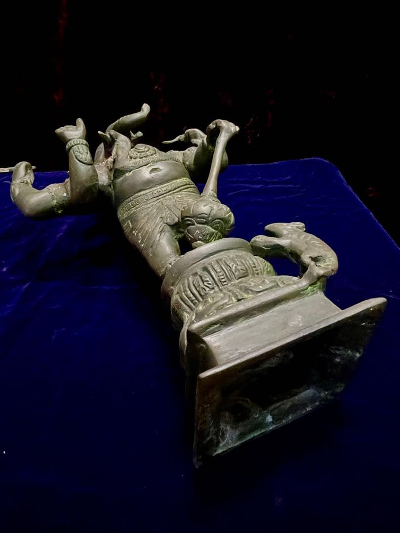 値下げ！ブロンズ製ガネーシャ神像高さ33cm重さ3.4kg