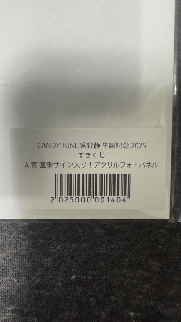 CANDY TUNE 宮野静 サイン入りアクリルフォトパネル
