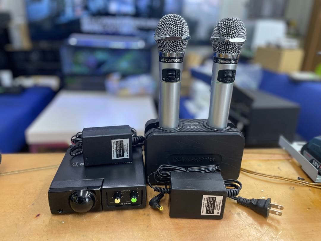 audio-technica ワイヤレスセット　CR700+CLM7000極上