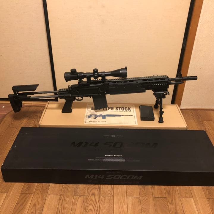 『いっちゃん専用』 希少トリガーハッピー製M14EBR 内部マルイ製