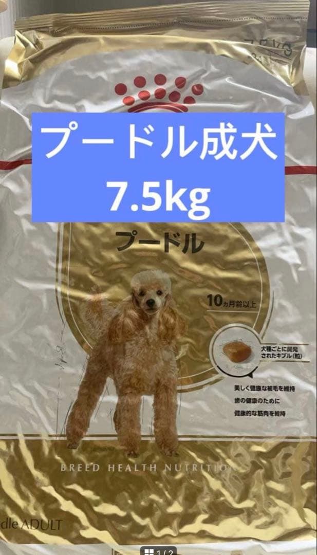 ロイヤルカナン プードル用ドライフード7.5kg