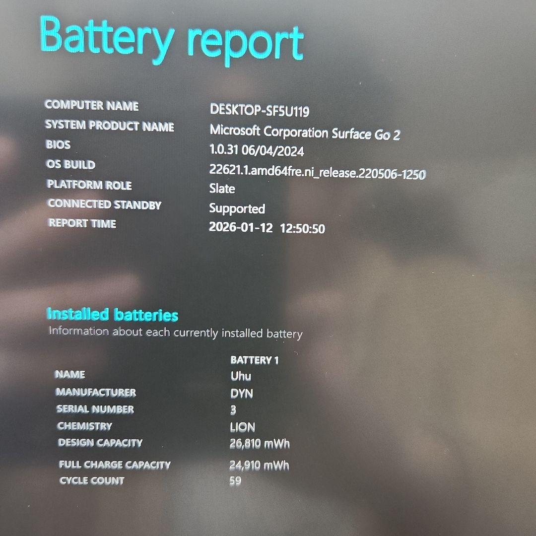 Windowsタブレット本体 Surface Go2 Pentium 4425Y/4GB/64GB