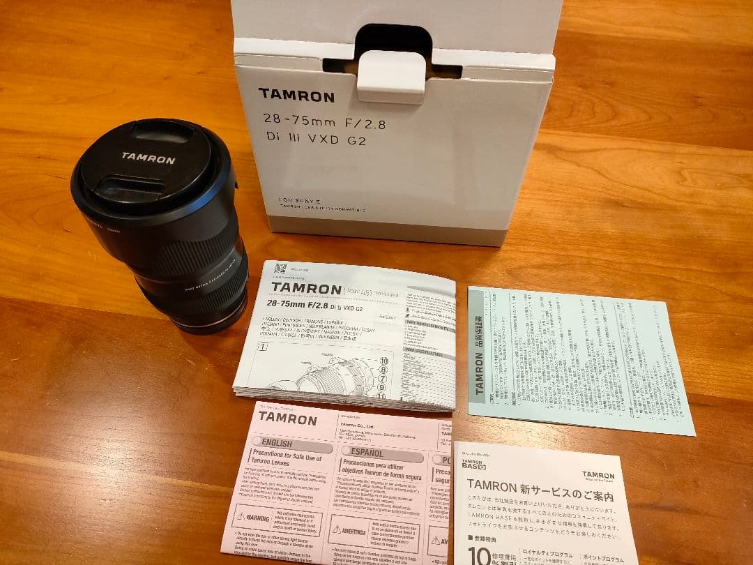 TAMRON 28-75mm F2.8 Di III VXD G2 ソニーE用