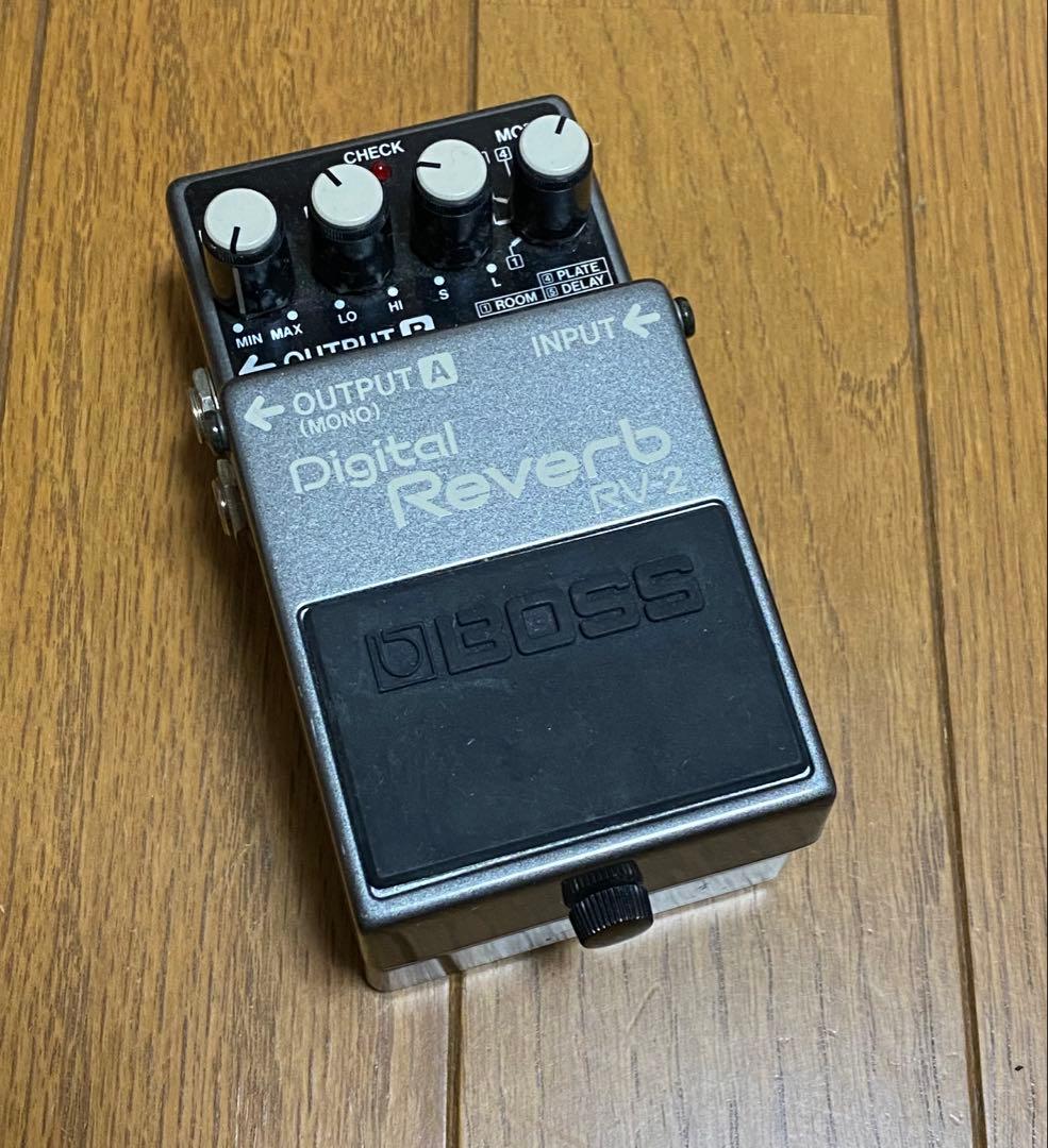 BOSS RV-2 デジタルリバーブ /ディレイ 純正アダプター、説明書付き