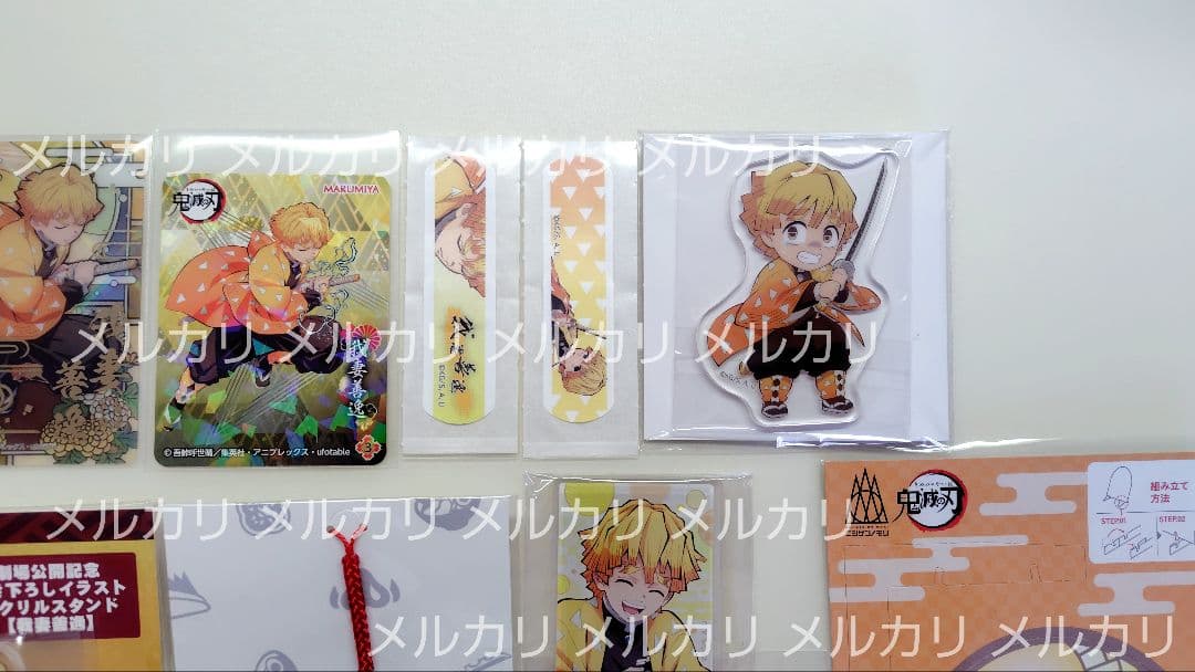 我妻善逸 缶バッジ ラバーストラップ アクリルスタンド まとめ売り