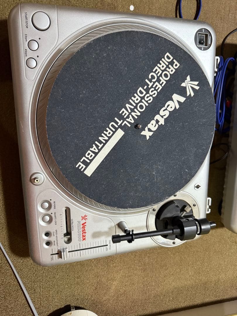 Vestax ターンテーブル2台ミキサーセット