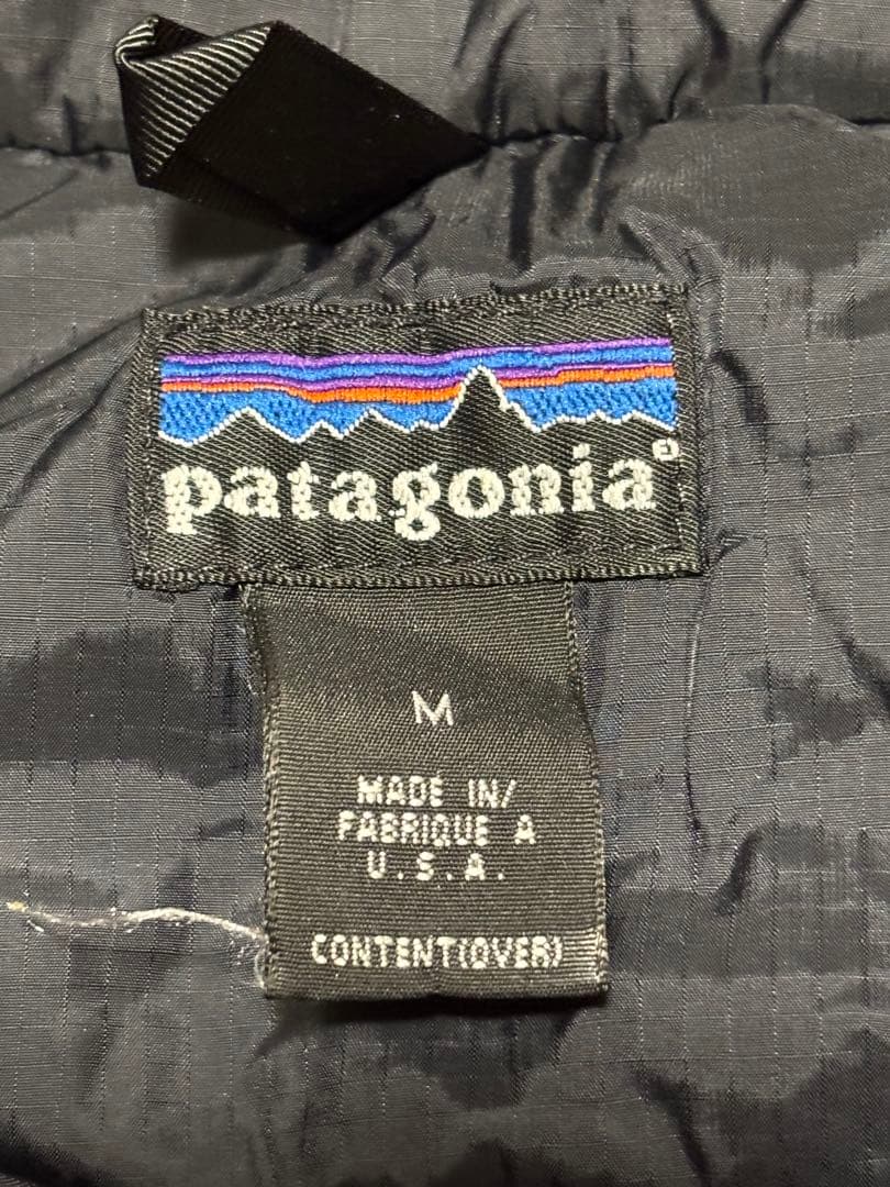 パタゴニア パフボールベスト　ネイビー　patagoniaUSA製 90s