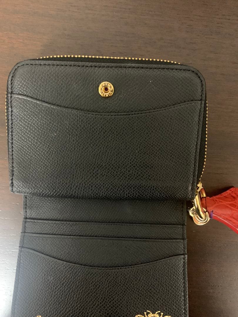 お*︎様 チビナイル　マットクロコダイル ウォレット