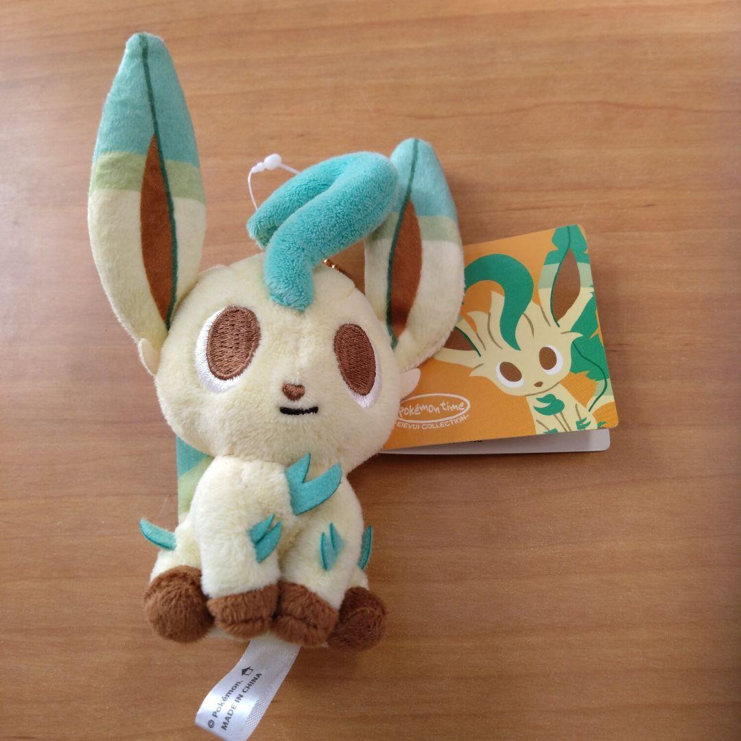 ポケモンセンター　リーフィア ぬいぐるみマスコット ポケモンタイム